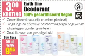 Gezond & Wel Earth-Line Deodorant aanbieding