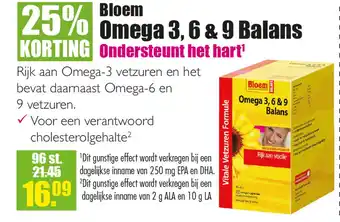 Gezond & Wel Bloem Omega 3,6 & 9 Balans aanbieding