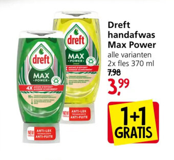 Jan Linders Dreft handafwas Max Power aanbieding