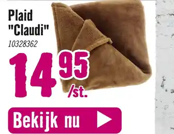 Hornbach Plaid "Claudi" aanbieding