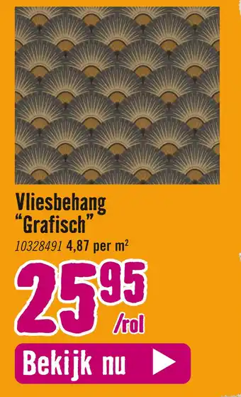 Hornbach Vliesbehang "Grafisch" aanbieding