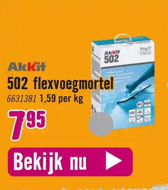 Hornbach Akkit 502 flexvoegmortel aanbieding