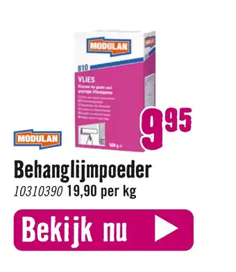 Hornbach Behanglijmpoeder aanbieding