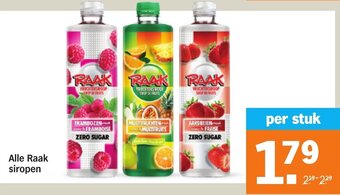 Albert Heijn Alle Raak siropen aanbieding