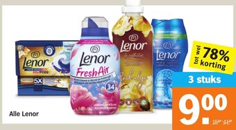 Albert Heijn Alle Lenor aanbieding