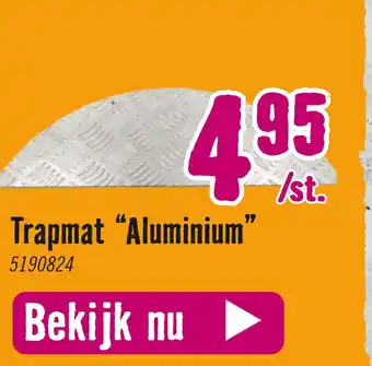 Hornbach Trapmat “Aluminium aanbieding