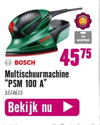 Hornbach Multischuurmachine "PSM 100 A" aanbieding