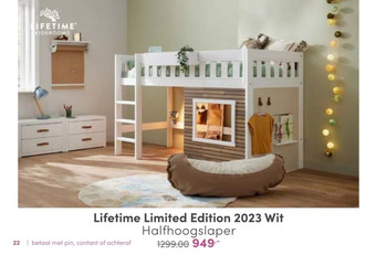 Baby & Tiener Lifetime limited edition 2023 wit aanbieding