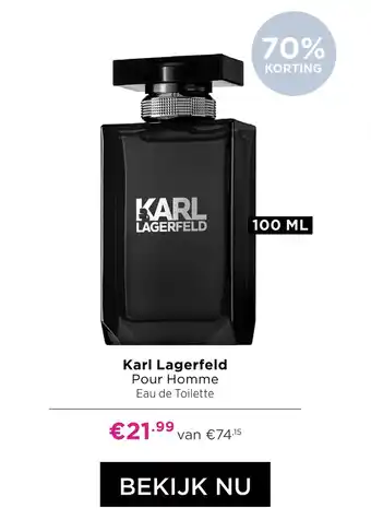 ICI Paris XL Karl Lagerfeld Pour Homme aanbieding