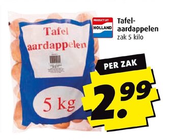 Boni Tafel aardappelen 5 kilo aanbieding