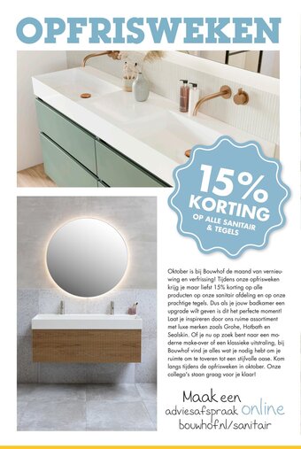 Bouwhof SANITAIR & TEGELS aanbieding