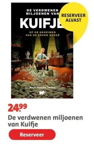 Bruna De verdwenen miljoenen van kuifje aanbieding