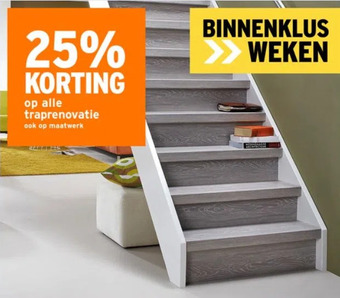 GAMMA 25% korting op alle traprenovatie aanbieding