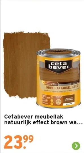 GAMMA Cetabever meubellak natuurlijk effect brown wash 750 ml aanbieding