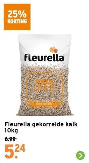 GAMMA Fleurella gekorrelde kalk 10kg aanbieding