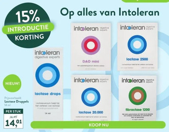 Holland & Barrett Prijsvoorbeeld: lactase druppels aanbieding