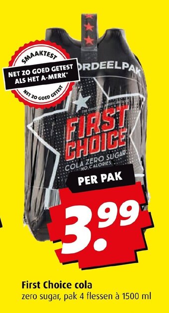 Boni First Choice cola 1500 ml aanbieding