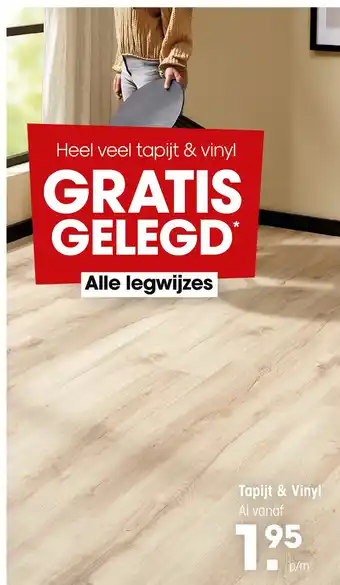 Kwantum Tapijt & Vinyl aanbieding