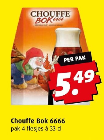 Boni Chouffe Bok 6666 4 flesjes 33 cl aanbieding