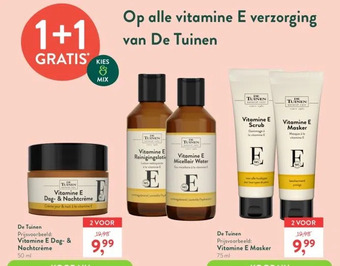 Holland & Barrett Op alle vitamine e verzorging van de tuinen aanbieding