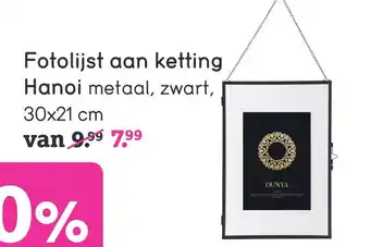 Leen Bakker Fotolijst aan ketting Hanoi aanbieding