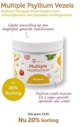 De Rode Pilaren Multiple psyllium vezels aanbieding