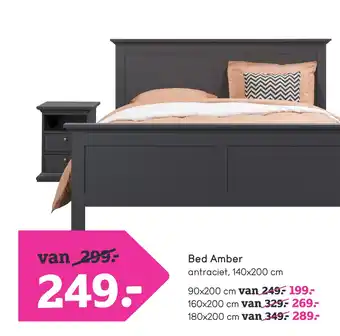 Leen Bakker Bed Amber aanbieding