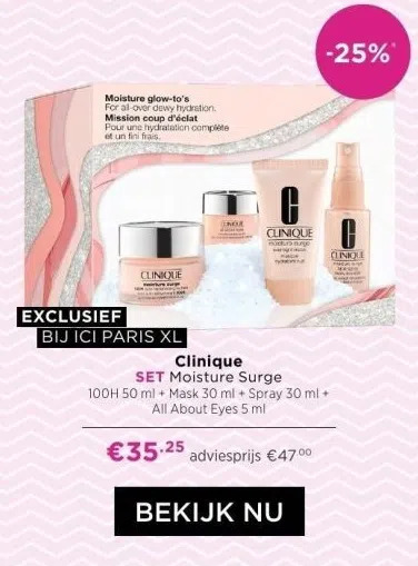 ICI Paris XL Clinique aanbieding