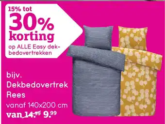 Leen Bakker Dekbedovertrek Rees aanbieding