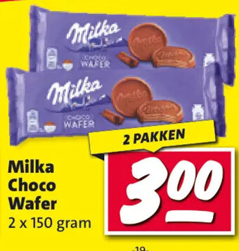 Nettorama Milka Choco Wafer 2 x 260 gram 2 PAKKEN aanbieding