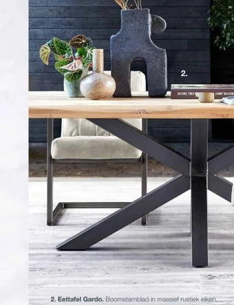 IN.HOUSE Eettafel gardo. aanbieding