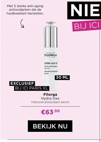 ICI Paris XL Filorga aanbieding