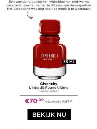ICI Paris XL Givenchy aanbieding