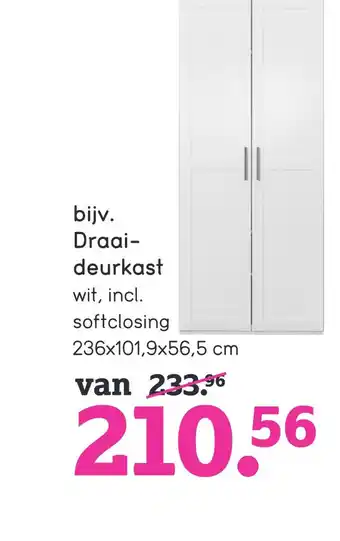 Leen Bakker Draaideurkast aanbieding