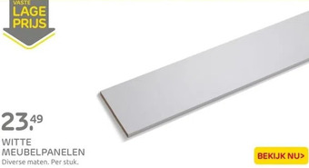 Praxis Witte meubelpanelen aanbieding