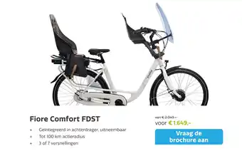 Stella fietsen Fiore Comfort FDST aanbieding