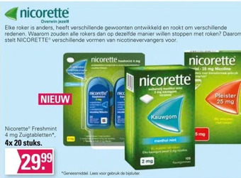 De Online Drogist Nicorette aanbieding