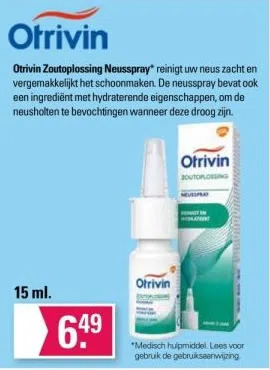 De Online Drogist Otrivin aanbieding