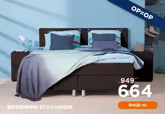 TotaalBED BOXSPRING STAVANGER aanbieding