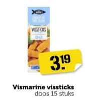 Coop Vismarine vissticks aanbieding