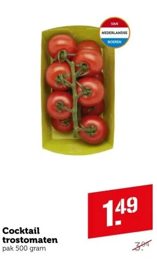 Coop Cocktail trostomaten aanbieding