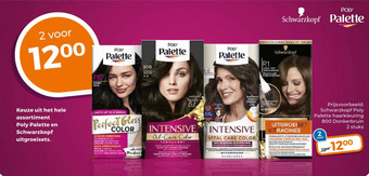 Trekpleister Keuze uit het hele assortiment poly palette en schwarzkopf uitgroeisets. aanbieding
