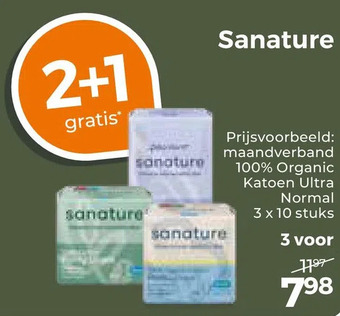 Trekpleister Sanature aanbieding