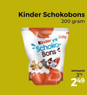 Trekpleister Kinder schokobons aanbieding