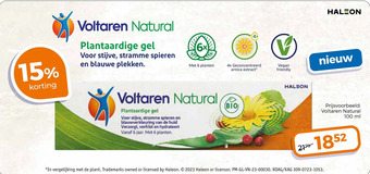 Trekpleister Voltaren natural aanbieding