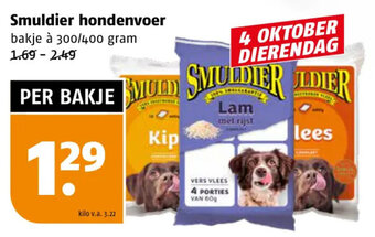 Poiesz Smuldier hondenvoer aanbieding