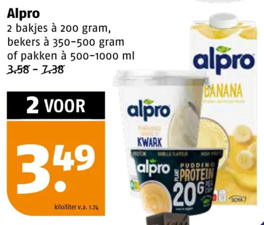 Poiesz Alpro aanbieding