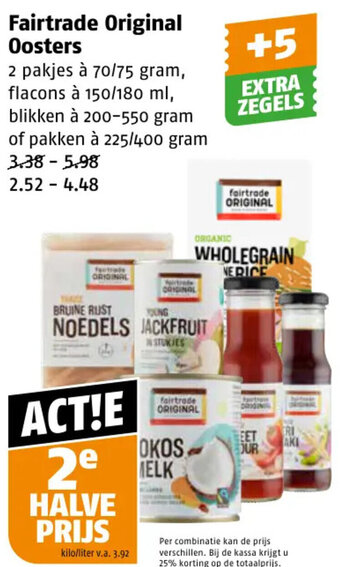 Poiesz Fairtrade Original Oosters aanbieding