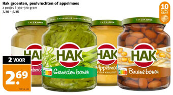 Poiesz Hak groenten, peulvruchten of appelmoes aanbieding