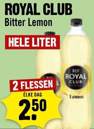 Dirck 3 ROYAL CLUB Bitter Lemon aanbieding